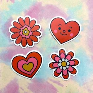 4 pc sticker set